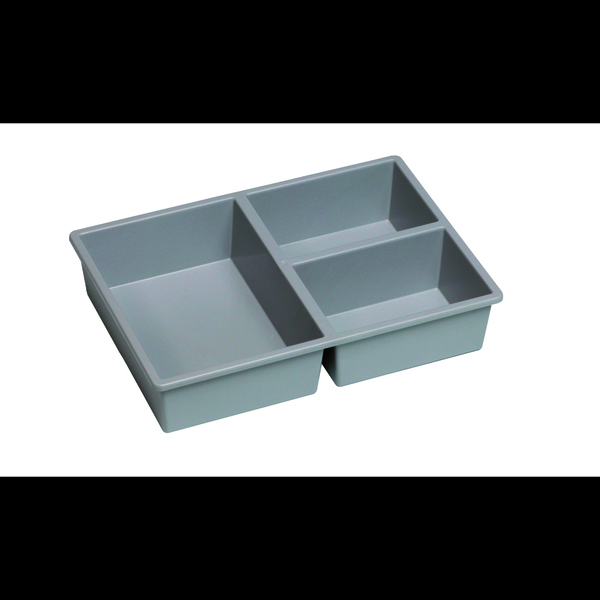 Storsystem Plastic Division Stortray Insert Divider, Gray, 7.75 in W, 5.75 in H CE4001-1